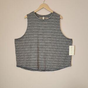 ATHLETA Cloudlight Stripped Muscle Tank, size 3X